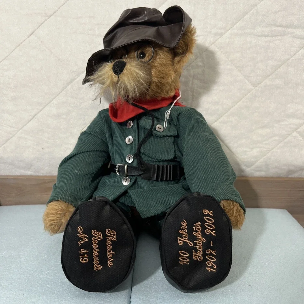 Hermann Coburg Teddy Theodore Roosevelt Mohair Bear‎ No. 367